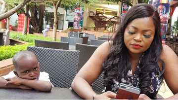 Hilarious video shows the moment Funke Akindele met 5-year-old internet star Taju