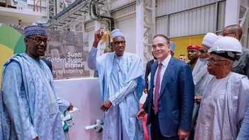 Da dumi: Shugaba Buhari ya isa jihar Neja, ya kaddamar da sabuwar kamfanin Sukari