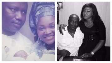 Mercy Aigbe’s husband goes tough on internet troll as he shows of new found lover, says he misses son (photos)