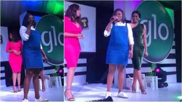 Funke Akindele is pregnant, rocks her baby bump proudly (photos, video)