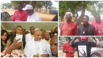 Why we visited Nnamdi Kanu in Kuje Prison - Nigerian artists (photos)