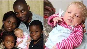 Black Nigerian couple gives birth to a blonde white child: Details