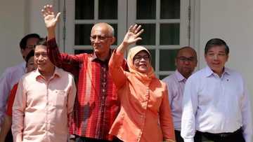 63-year-old Halimah Yacob announced as Singapore's first female president (photo,video)