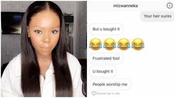 Nigerian lady calls out weave vendor who wished death upon her despite paying N81,000 for human hair (photos)