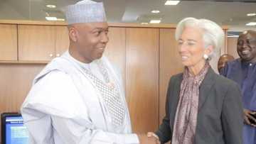 Senate President Bukola Saraki Begs IMF To Support Nigeria