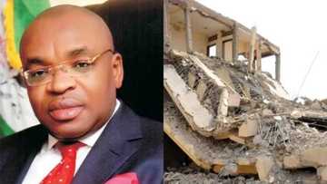 UPDATED: Over 160 reportedly die as Gov Udom escapes death as church building collapses in Uyo