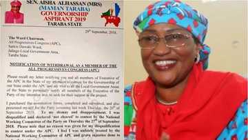 Yanzu-yanzu: Mama Taraba ta koma jam’iyyar UDP