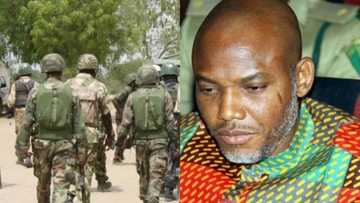 Buhari, Buratai sued as tension escalates over Nnamdi Kanu in Abia state