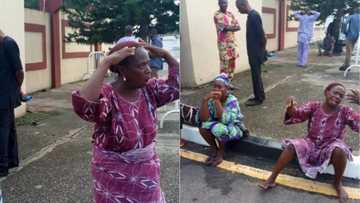 Parents of kidnapped students storm Ambode’s office in tears (photos)