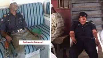 These 6 PHOTOS will show you how Nigerian policemen 'defend' citizens with all their might