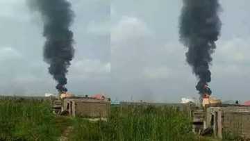 Breaking: Commotion as tank-farm explodes in Lagos