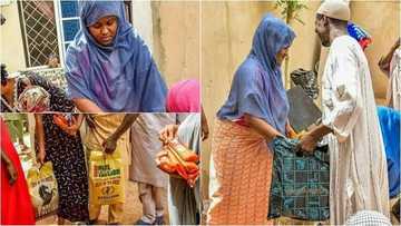 Dandalin Kannywood: Hadiza Gabon ta yi ma wasu gajiyayyu sha tara na arziki (Hotuna)