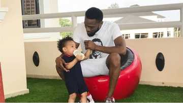 Breaking: Famous musician Dbanj loses his one-year-old son in swimming pool accident