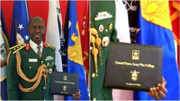 Nigerian soldier graduates with distinction at US war college (Photo)