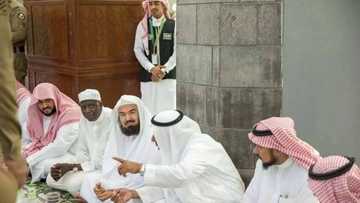 Bafarawa ya yi bude baki da limamin Makka, Sheikh Sudais (hotuna)