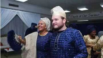 A yayin da farin fata ya fada soyayya da yar Najeriya (Hoto)