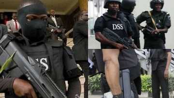 BREAKING: Over 50 mopols lay siege at DSS headquarters for Apostle Suleman