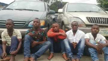 Police arrest kidnapper nicknamed Mopol with his gang members in Abia (photo)