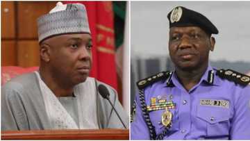 Shugaban hukumar ‘Yan Sanda na kasa ya zargi Saraki da son janye hankali daga lamarin ‘yan ta’addan da aka dauka haya