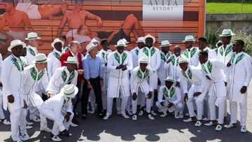 See the exciting Super Eagles attire that got fans talking as they fly to Russia