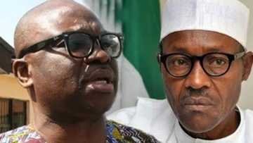 Governor Fayose reveals why Aisha Buhari ‘hurriedly’ travelled to London again