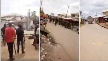 Just in: Nnamdi Kanu’s home under siege - Lawyer raises alarm as IPOB leader’s sister claims his window was shot (video)