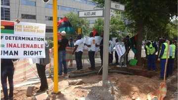 Police arrest 53 of 1000 Pro-Biafra agitators marching for Trump in Rivers