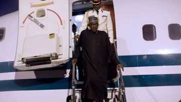 Update: Buhari returns to Nigeria from London after 4 days of alleged medical check-up (photos)