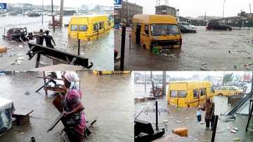 Flood hits Lagos after early morning downpour (photos)