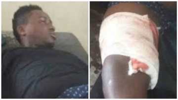 Heartless! See the terrible thing a vigilante officer did to man after greeting him (photo)