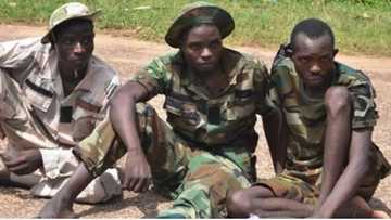 Soldier, Naval personnel, 13 others paraded for robbery (photo)