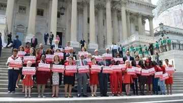 PHOTOS: U.S Congress Hosts Escaped Chibok Girls