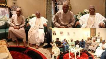 BREAKING: 2019 takes centre-stage as Saraki commences consultations, visits Babangida (photos)