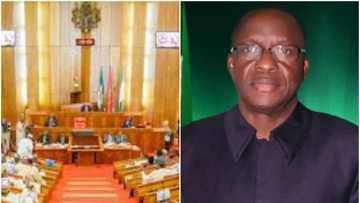 JUST IN: National Assembly office gutted by fire