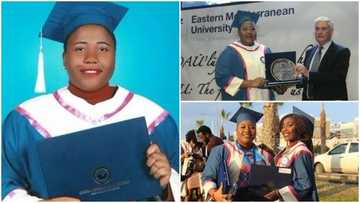 Nigerian lady tops her class with 4.0 CGPA at Eastern Mediterranean University, see how she was honoured (photos)