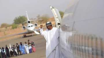 PHOTOS: President Muhammadu Buhari Arrives Chad For Boko Haram Talks