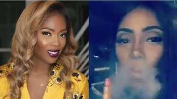 Tiwa Savage spotted smoking Shisha alongside Annie Idibia (photos, video)