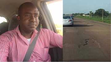 Dear baba Buhari, Zaria to Kano high way is an embarrassment to northern leaders - Man cries out