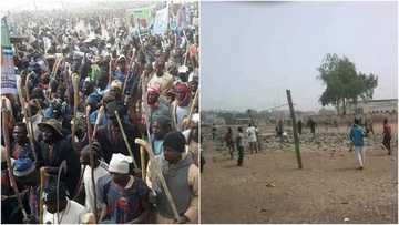 Siyasar Kano: An samu hargitsi lokacin da wasu matasa ɗauke da makamai suka afka ma jama’a a Kano