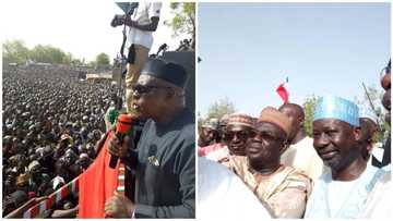 Nigerians react as PDP holds mega rally in Jigawa state (photos)