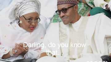 These 15 photos of Aisha Buhari will show you how a typical Nigerian mother behaves