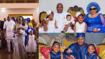 Billionaire businessman Prince Arthur Eze’s nephew dedicates first son (photos)