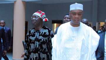 Senators who accompanied Saraki, Ekweremadu to court today (photos)