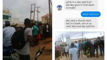 See what students are going through just to get JAMB pin at banks (photos/evidence)