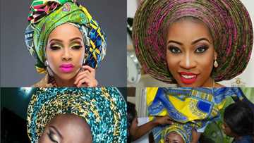 How to tie beautiful gele with Ankara: step-by-step