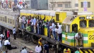 Breaking: One dead, two injured as train crushes commercial bus in Lagos