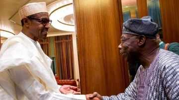 Buhari ba zaiyi cacar-baki da Obasanjo ba saboda yana gaba dashi a aikin soja - Femi Adesina