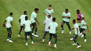 Top Super Eagles star gets heroic welcome in Singapore as Nigeria arrive for Brazil friendly (video)