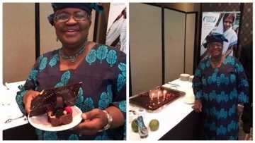 See how former Nigerian finance minister celebrated her 63rd birthday abroad (photos)