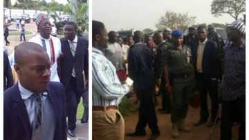 BREAKING: Governor Samuel Ortom involved in accident, escapes death (photos)